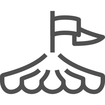 Banner, celebration, decoration icon