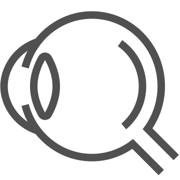Eye, human body, ophthalmology icon