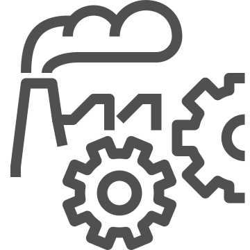 Cogs, factory, gears icon