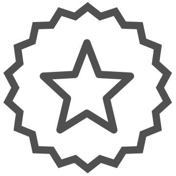 Badge, favorite, feature icon