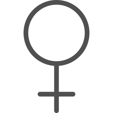 Female, feminine, gender symbol icon