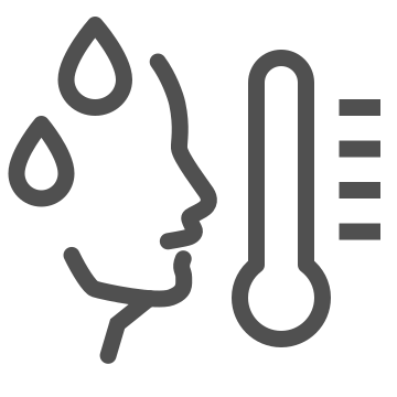Coronavirus, fever, health icon