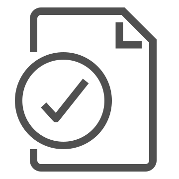 Approved, check, complete icon