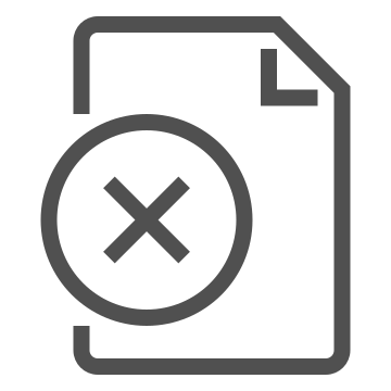 Cancel, close, delete icon
