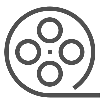 Cinema, film, film reel icon