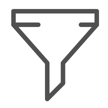 data management, filter, funnel