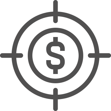 Finance, goal, investment icon