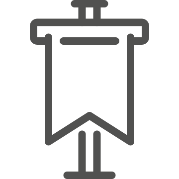Banner, ensign, flag icon