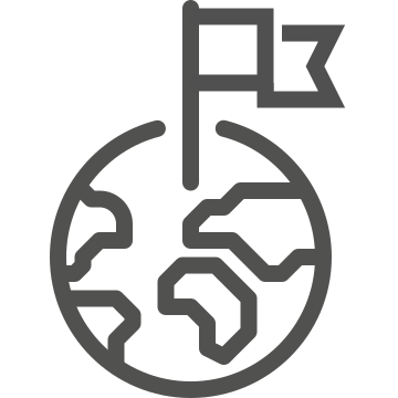 Emblem, flag, geography icon