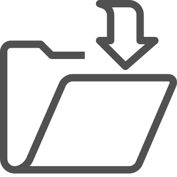 Data, directory, download icon