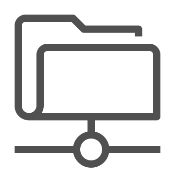Computer, directory, file management icon