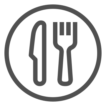 Bistro, breakfast, brunch icon