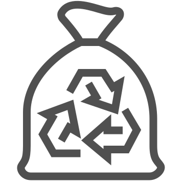Bag, disposal, environment icon