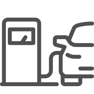 Automobile, fuel, gas station icon