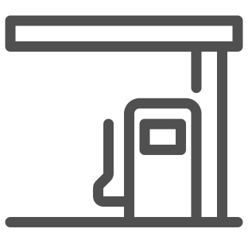 Automobile, fuel, gas station icon