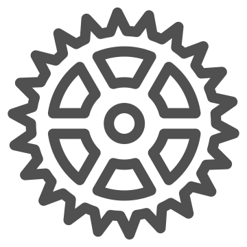 Cogwheel, engineering, gear icon
