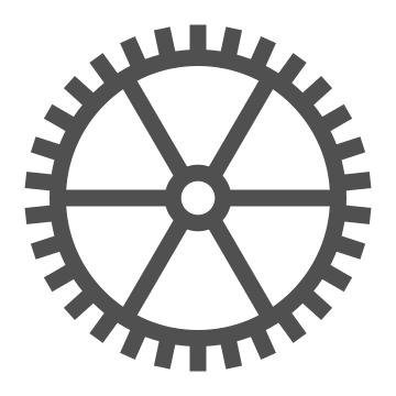 Cogwheel, engineering, gear icon