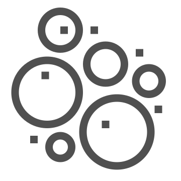 Bacteria, bio, germs icon
