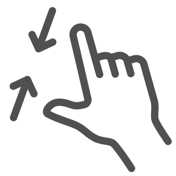 Fingers, gesture, hand icon