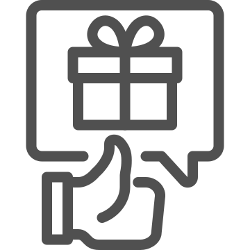 Celebration, gift, giving icon