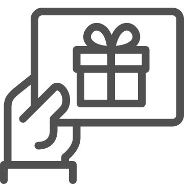 Bow, box, celebration icon