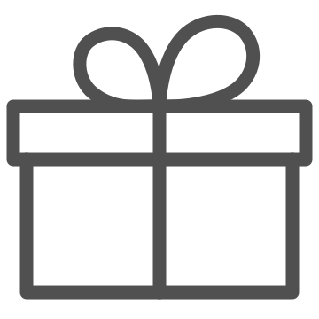 Bow, box, celebration icon