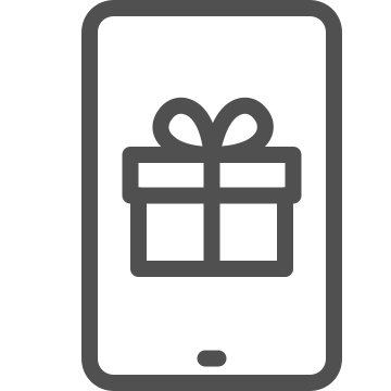Celebration, digital, gift icon