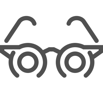 Eyeglasses, eyewear, glasses icon