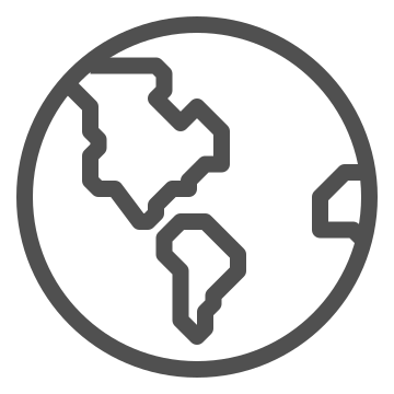 Continents, earth, geography icon