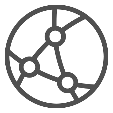 Connectivity, earth, globe icon
