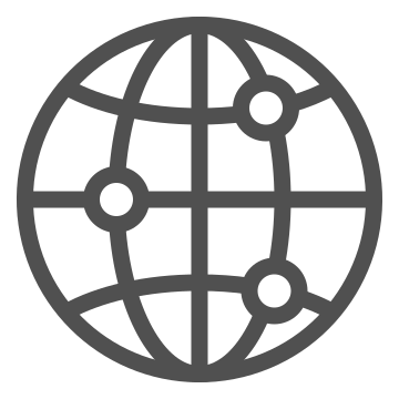 Connectivity, earth, globe icon