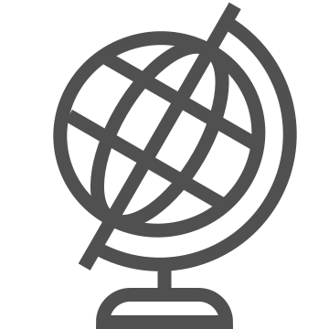 Earth, geography, global icon
