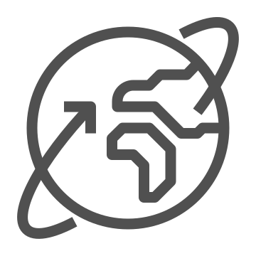 Earth, geography, globe icon