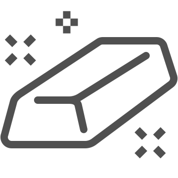 Bullion, gold, ingot icon