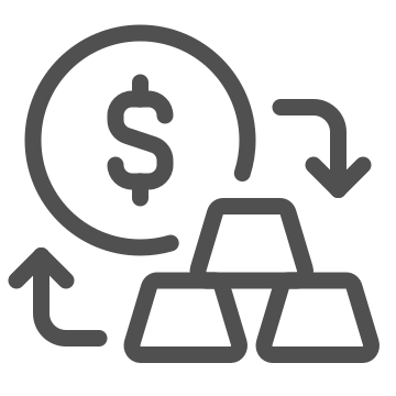 Currency, exchange, finance icon