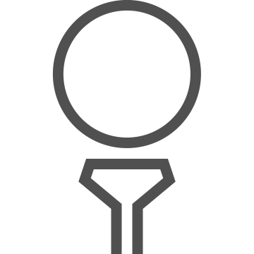 Golf ball, golf, tee icon