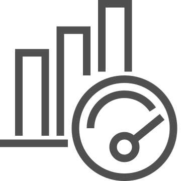 Analytics, bar chart, data visualization icon