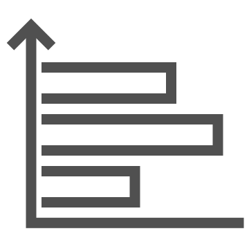 Analysis, bar chart, data icon