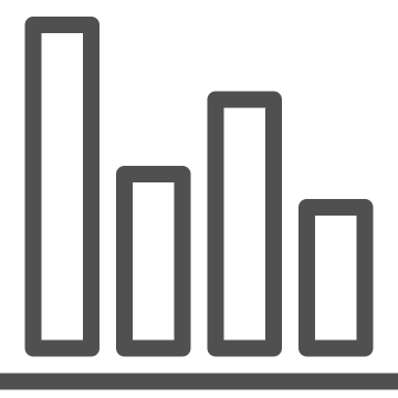 Analysis, bar graph, chart icon