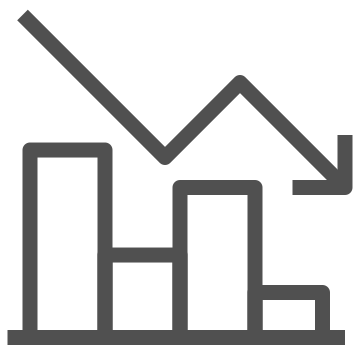 Bar chart, chart, data visualization icon