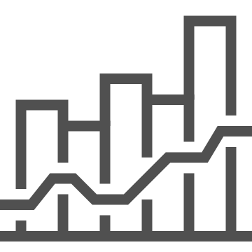 Analysis, bars, chart icon