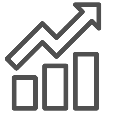 Analysis, chart, finance icon