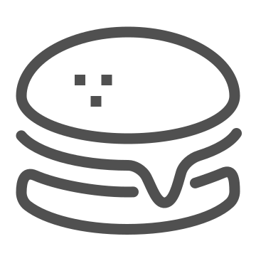 Burger, cheeseburger, dining icon