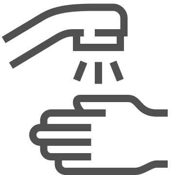 Cleanliness, handwashing, health icon