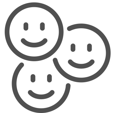Happy, face, mood icon