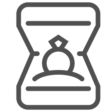 Accessory, diamond, engagement icon