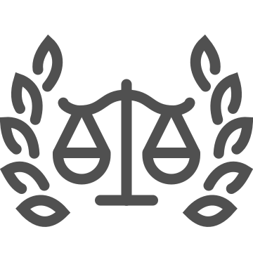 Balance, justice, law icon