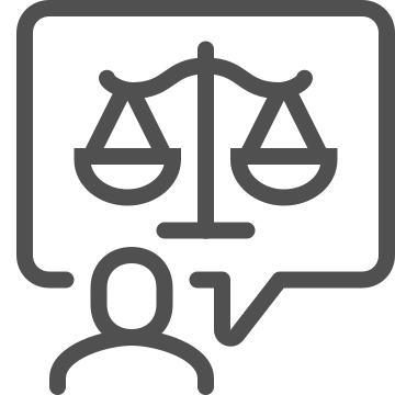 Judge, justice, law icon