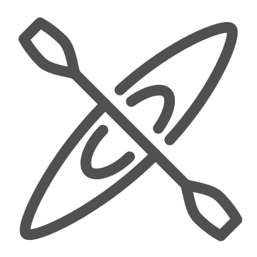 Adventure, canoe, kayaking icon