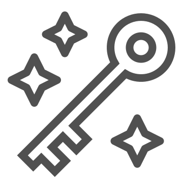 Access, authentication, entry icon
